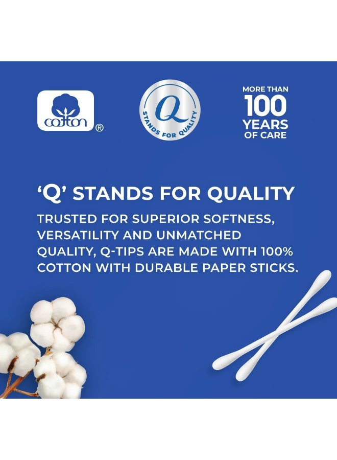 Q-tips Hygiene Shield Cotton Swabs 300 Counts - Image 2